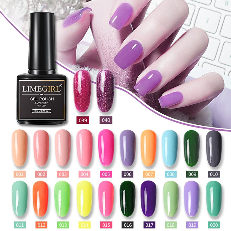 Limegirl Gel Polish Set All For Manicure