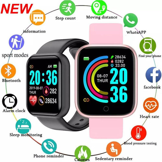 Y68 Smart Watch Men Wristwatches Smartwatch
