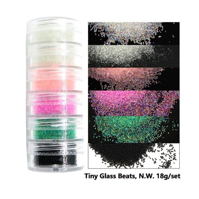 Neon Pigment Powder Fluorescent Nail Glitter